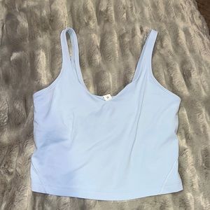 Lululemon aligned tank top light blue
